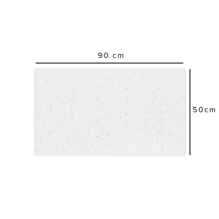 Mijölnir Toalla de Manos Algodón 100% Blanca 420 gr/m² Suave y Absorbente 50 x 90 cm